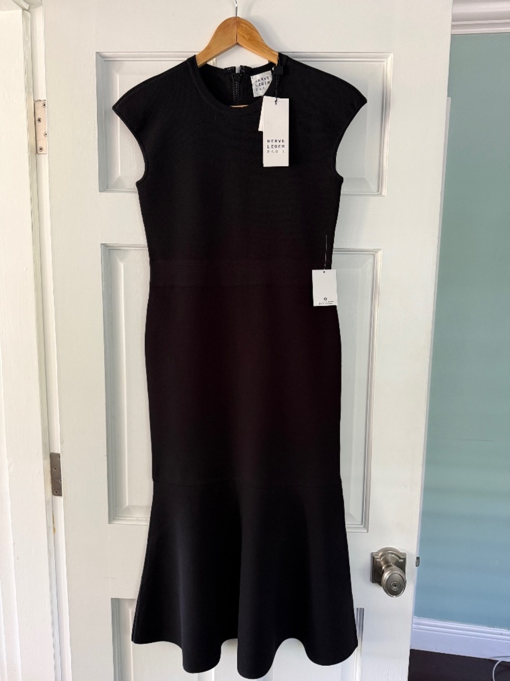 Herve Leger Milano Cap Sleeve Dress with tags